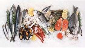 Fish, seafood, caviar